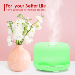 Điện 500ml siêu âm cho loa RGB LED ánh sáng điều khiển từ xa tạo độ ẩm hương liệu khuếch tán 1 năm để sử dụng nhà - Product Image 3