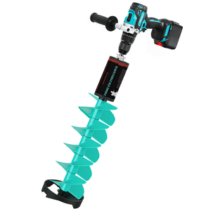 Barrena Eléctrica para Perforar Hielo para Pesca de Lucios, Composición Metálica, Tamaños 50cm/75cm/105cm, Diseño Flotante con Batería de Litio Impermeable - Product Image 5