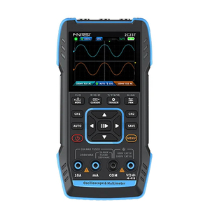 WGZX FNIRSI 2C23T Handheld Digital Osciloscópio Multímetro + Função Gerador de Sinal 3IN1 Dual Channel 10MHZ * 2 50 MS/s