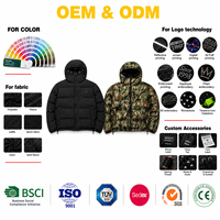 Vestes matelassées streetwear personnalisées, imperméables, coupe-vent, doudounes gonflées, manteaux réversibles, sublimation camouflage, veste puffer