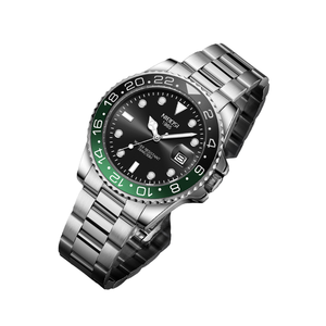 Montre à quartz de luxe pour homme 2597, style moderne, bracelet en acier inoxydable de haute qualité, boîtier en alliage, aiguilles en verre - Product Image 4