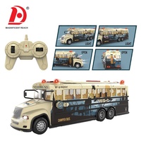 HUADA China Plástico RC Autobús escolar Modelo Juguetes Autobús de control remoto para niños con sonido y luz