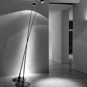 Lampadaire minimaliste moderne à source de lumière LED, lampe sur pied en métal pour salon, chambre à coucher, bureau, éclairage domestique de style nordique - Product Image 1