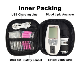 Lysun LPM-101 điện lipid máu Meter bệnh viện <span class=keywords><strong>cholesterol</strong></span> Kit kiểm tra bệnh Thiết bị phòng chống cho lipid máu phân tích - Product Image 5