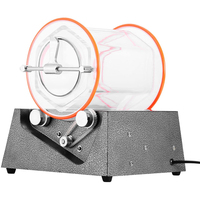 Polisseuse rotative pour bijoux, capacité 3 kg, machine de finition pour métaux et pierres avec minuterie et vitesse variable KT-6808
