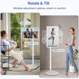 32 Inch Mobile Smart Screen Touch Gym Gaming Live Room TV Android With <b>Stand</b> Battery 32 Inch Mobile Smart Screen - Product Image 2