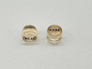 แท่งกดฟันเซรามิกแก้วสีเหลืองอำพันวัสดุทางทันตกรรมสำหรับทำวีเนียร์ฝังออนคราวน์วางในห้องปฏิบัติการ - Product Image 2