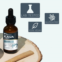 Extrait liquide concentré de racine de Kava de haute qualité, marque privée OEM, gouttes pour favoriser la relaxation