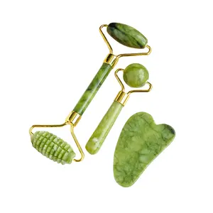 Natural crystal appliance xiuyu jade massage device for skin lifting and slimming