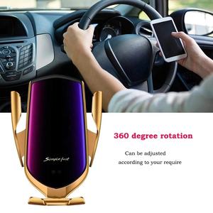 工厂价格2合1快速10w无线车载电话充电器和支架灵活快速充电踏板车配件20w输出功率 - Product Image 4