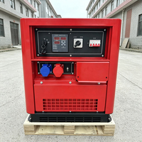 Générateur diesel portable silencieux 18KW de fabrication chinoise, 2V105F bicylindre refroidi par air, alimentation de secours, accepte le logo personnalisé