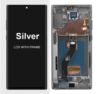 Layar Sentuh LCD OLED dengan Rangka untuk Samsung Galaxy Note 10 Plus N975 N9750 LCD dengan Rangka