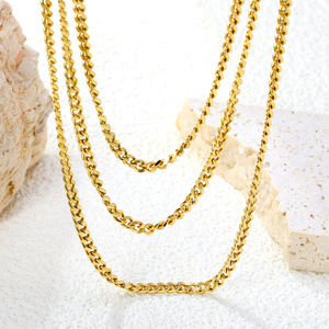 Collar de Moda con Cadena de Aleación de Zinc, Estilo Borla, Cadena Sencilla, Accesorio de Joyería para Uso Diario, Material con Apariencia de Acero Inoxidable de Moda - Product Image 2