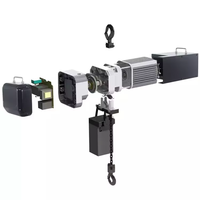 Treuil de scène électrique à commande DMX, treuil de levage sécurisé pour salles de spectacle, travaux de rigging pour spectacles en direct, éclairage de treillis et enceintes