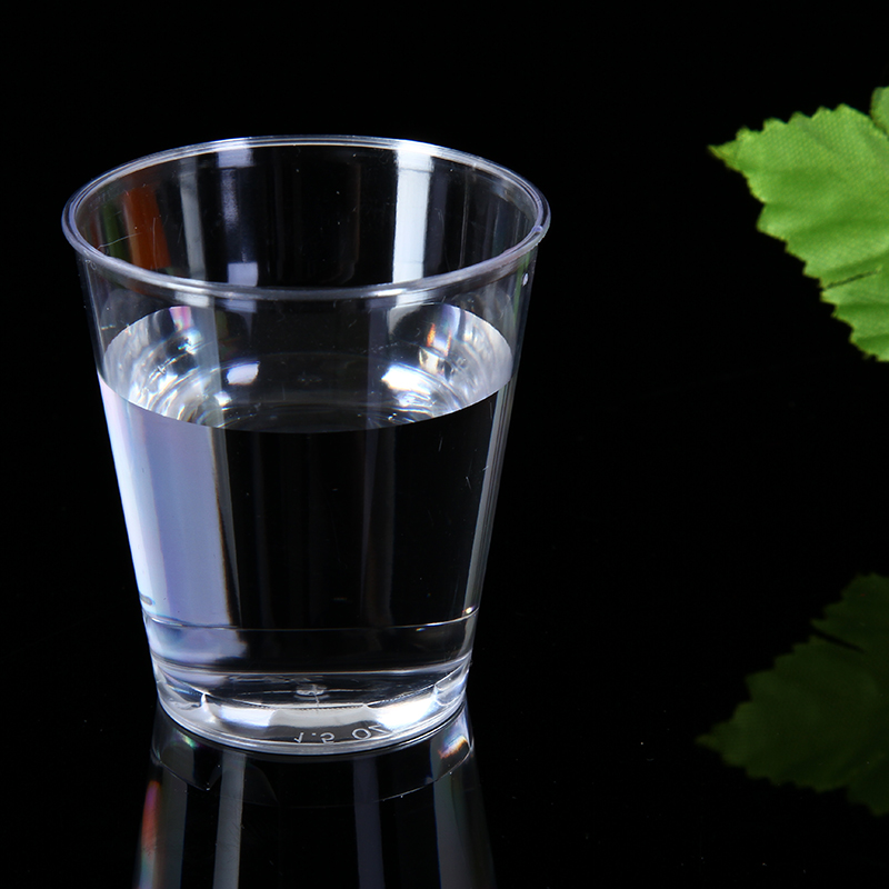 1,5 OZ свадьбы брендовая прозрачная красивое платье для вечеринок сок тортиков одноразовые пластиковые чашки