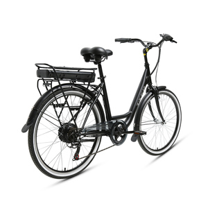 TXED vélo électrique de <span class=keywords><strong>ville</strong></span> rétro 26 pouces 6 vitesses avec frein en V bon marché 250W vélo à moteur vintage vélo électrique rétro - Product Image 5