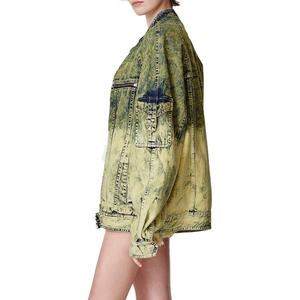 Nouvelle Veste Courte en Jean Tendance pour Homme, Style Urbain, Effet Délavé, Vintage, 100% Coton - Product Image 3