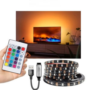 Barra de luz LED de 5V, luz de fondo USB autoadhesiva RGB de bajo voltaje, caja de luz colorida, luz ambiental LED con función regulable, venta al por mayor. - Product Image 6