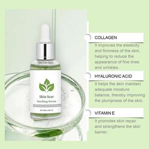 Suero Calmante para Cicatrices 50ml, Marca Privada OEM, Vitamina E, Aloe, Centella, Reduce Marcas de Quemaduras, Estrías, Vegano - Product Image 2