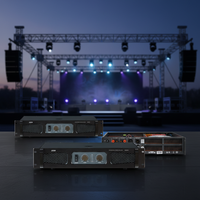 Amplificador de Potencia Profesional de 2 Canales Clase AB, 300WX2 SH3203, Precio de Fábrica, para Conciertos y Uso en Exteriores, Capacidad de 4 Ohmios