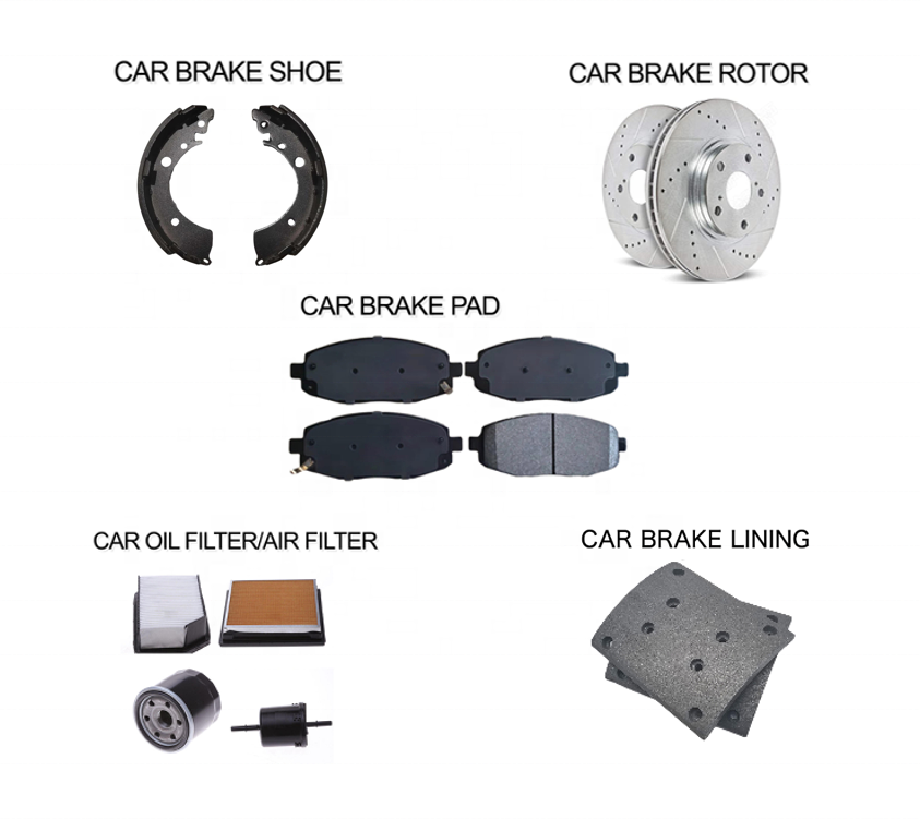 High Quality Ceramic OEM Brake Shoes for TOYOTA COROLLA