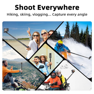 Tùy chỉnh điện thoại <span class=keywords><strong>Selfie</strong></span> <span class=keywords><strong>Stick</strong></span> mở rộng cực chất lượng cao nhôm 4 phần màu đen Kính thiên văn 360 độ xoay di động - Product Image 6