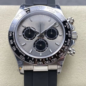 Reloj Mecánico Impermeable de Súper Calidad, 40 mm, Fábrica QF, 126519, Acero 904L, Movimiento 4131, Peso 155 g, Cronógrafo Gris Panda - Product Image 1