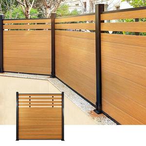 Valla de Jardín Decorativa de Alta Calidad, Impermeable, de WPC, Madera Plástica Compuesta, con Aspecto de Madera - Product Image 2