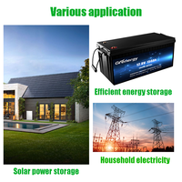 Batería Inteligente de Litio Hierro Fosfato de Ciclo Profundo y Larga Duración de 12V, Certificada por UL1973 y CE