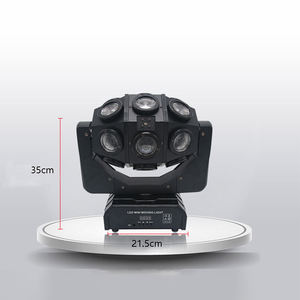 Vente chaude 18 pièces 4in1 faisceaux de tête secouante flash lumière rotative colorée commande vocale auto <span class=keywords><strong>marche</strong></span> DMX512 lumières de faisceau laser - Product Image 3