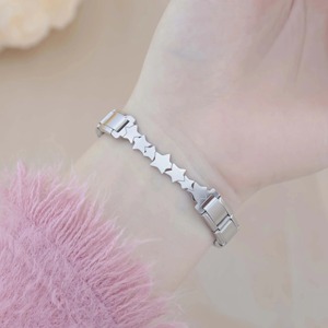 Bracciali con Charm Italiani all'Ingrosso Hapiship, Charm a Farfalla in Acciaio Inossidabile, Bracciale di <span class=keywords><strong>Alta</strong></span> Qualità G048 - Product Image 3