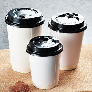 Green Treasure Biodegradable Logo blanco kraft para bebida caliente 4oz/8oz/10oz/12oz/16oz/20oz taza de café de papel impresa personalizada con tapa - Product Image 2