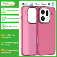 Funda Protectora Antigolpes Soonleader Ultra Transparente de TPU y PC Magnética Suave con Colores Personalizables para Oppo X9 Pro