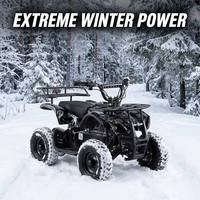 Quad électrique tout-terrain HUATAILE TC-ATV-01 36V à quatre roues en fer avec batterie au plomb-acide pour utilisation en ferme et sur la plage au Mexique