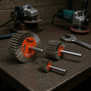 Ttake Flap <b>Wheel</b> 40x30 Mm Ab9300 Shaft For Metal <b>Grinding</b> And Polishing - Product Image 3