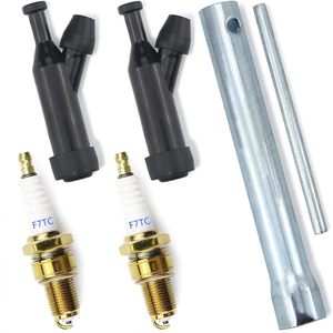 Bugi f7tc cho động cơ GX160, GX200, <span class=keywords><strong>gx270</strong></span> gx390-Tương thích với máy phát điện, máy cắt cỏ, máy kéo, Go Kart, máy bơm nước - Product Image 1