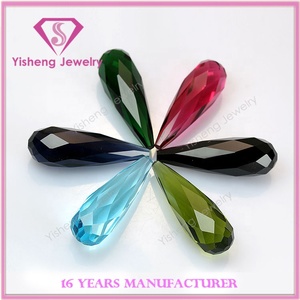 Đá Quý Màu Giá Nhà Máy Bán Sỉ Đá ThủY Tinh Thả Hạt 10*30Mm - Product Image 4