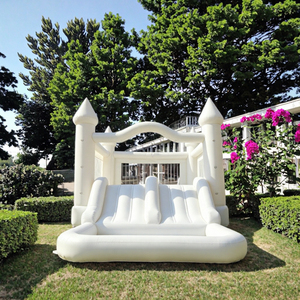 บ้านลมสีขาวสำหรับงานแต่งงาน ยี่ห้อ YARD พร้อมสไลเดอร์ บ่อบอล พกพาสะดวก ผลิตจาก PVC รองรับน้ำหนักได้สูงสุด 550 คน ใช้ได้ทั้งในร่มและกลางแจ้ง เหมาะสำหรับงานปาร์ตี้และกิจกรรมต่างๆ - Product Image 3