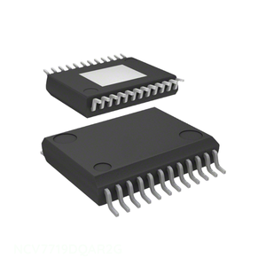 Composant électronique de gestion de l'alimentation (PMIC) NCV7719DQAR2G 24 LSSOP à contacts apparents, en stock - Product Image 1