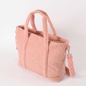 Rifornimento di fabbrica nuovo Design Teddy Fleece Sherpa <span class=keywords><strong>Vera</strong></span> Tote Bag teddy bear bag donna tote bag borsa di Design di lusso - Product Image 2