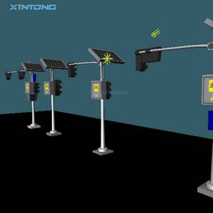 XINTONG Thép Mạ Kẽm Ngoài Trời Cho Người Đi Bộ Tín Hiệu Giao Thông Ánh Sáng Ống Giá Danh Sách - Product Image 5