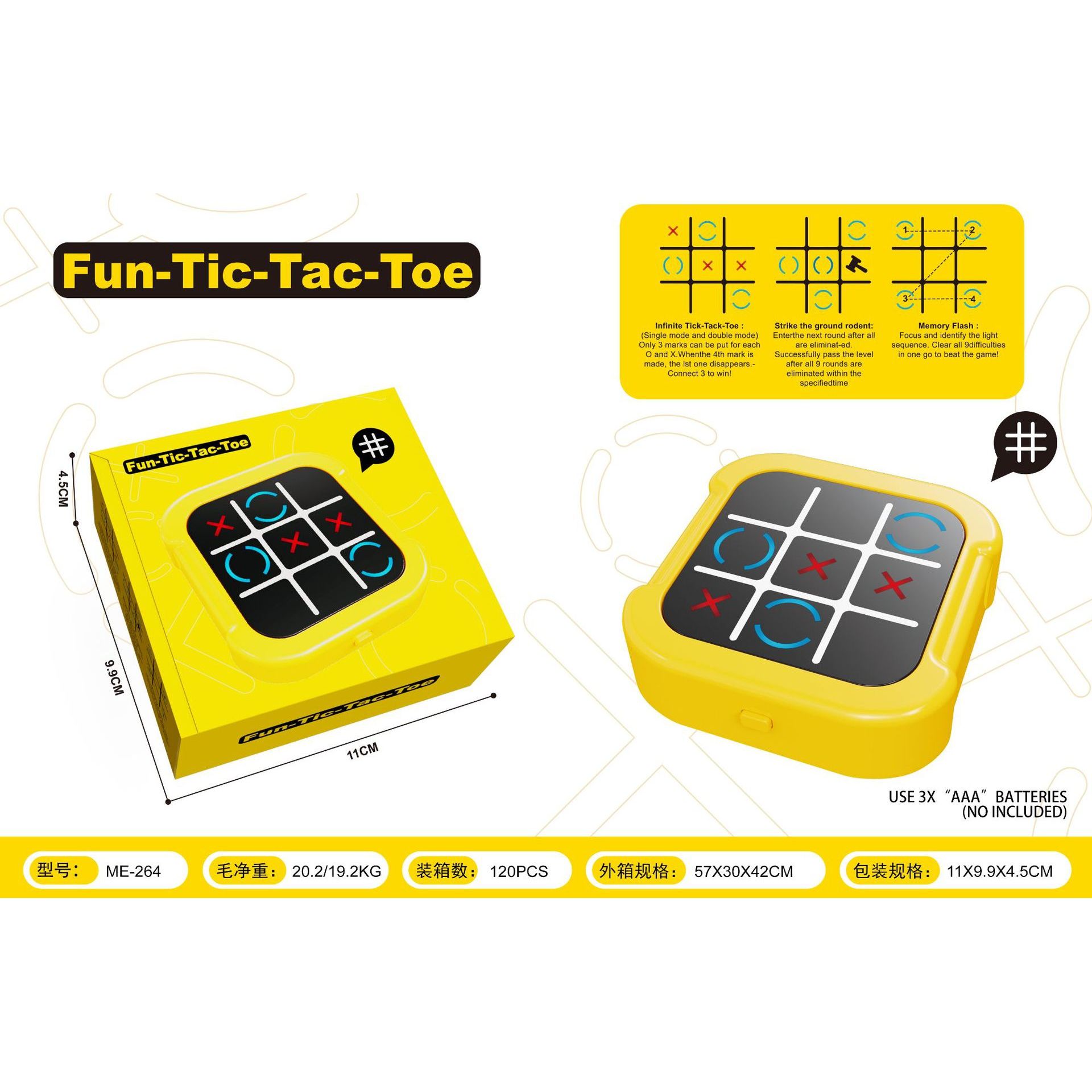 Fun Tic-Tac-Toe [Edición básica] Caja de colores en inglés
