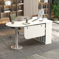 Prix de gros usine – Nouvelle table d'écriture en bois au design moderne pour bureau à domicile et salon – Bureau d'étude au style épuré