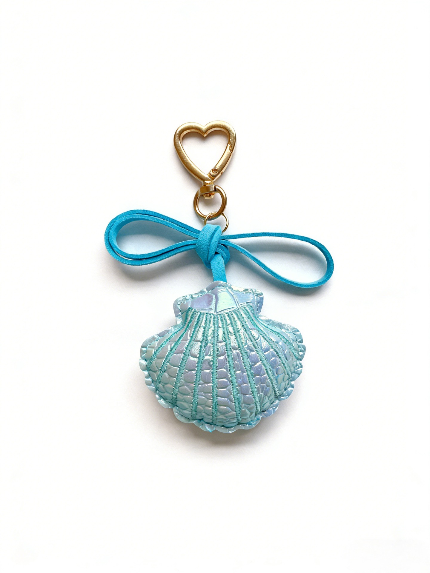 blue with keychain