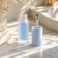 Applicateur métallique personnalisé pour gloss à lèvres mentholé, gloss à lèvres rafraîchissant avec étiquette privée