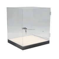 Guangdong usine plexiglas porte verrouillable Led éclairage jouet modèle figure boîte acrylique pour l'affichage de lunettes VR modèle échantillon