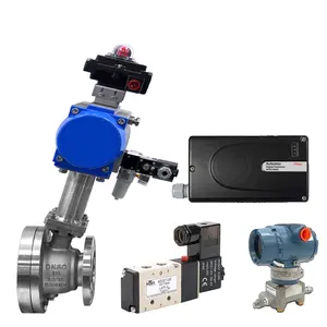 China Brand GL Series Discharge Ball Valve With Flowserve APEX 9000 Positioner And Original Emerson 3051 Pressure Transmitter