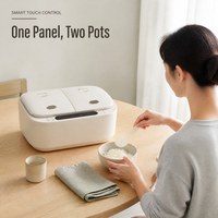 Autocuiseur Électrique Double Cuve 800W 2,5L + 2,5L, Vente Directe Usine, Choix Populaire pour la Cuisine Domestique et les Cantines