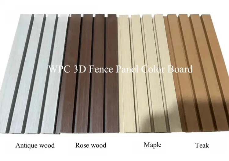 Competitive price wpc 3d wall cladding panel backyard board waterproof composite wood exterior and outdoor applications