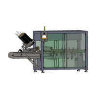 Machine d'emballage automatique haute précision avec protection IP55, grande capacité, pour emballage alimentaire préemballé, biscuits, boîtes cadeaux empilées